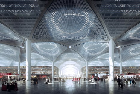 Istanbul Airport by Grimshaw, Nordic and Haptic