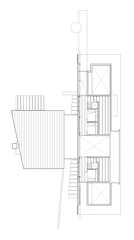 Loft plan of Kicking Horse by Bohlin Grauman Miller Architects