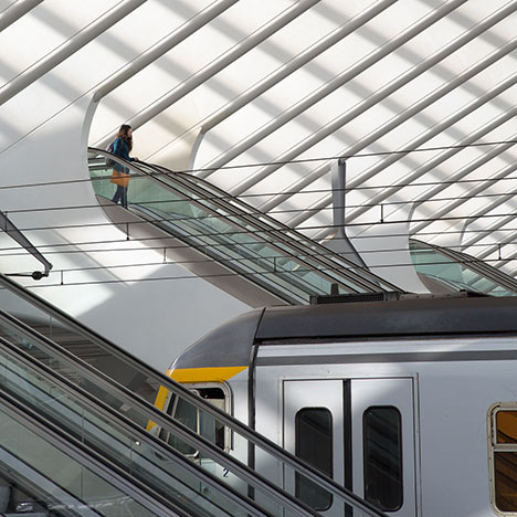 Calatrava's Liège-Guillemins Station captured in new photographs by Luke Hayes