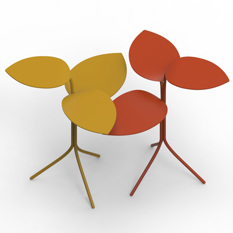 Morning Glory tables by Marc Thorpe for Moroso
