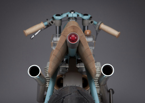 Motorbike reinterpreted as a furniture piece by JoeVelluto