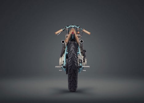 Motorbike reinterpreted as a furniture piece by JoeVelluto