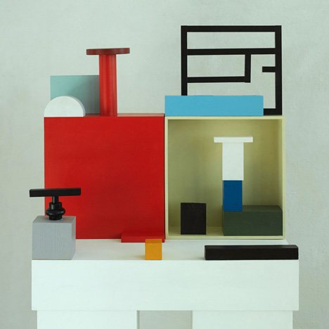 Sculpture by Nathalie Du Pasquier, used on the cover of Disegno magazine No. 6 