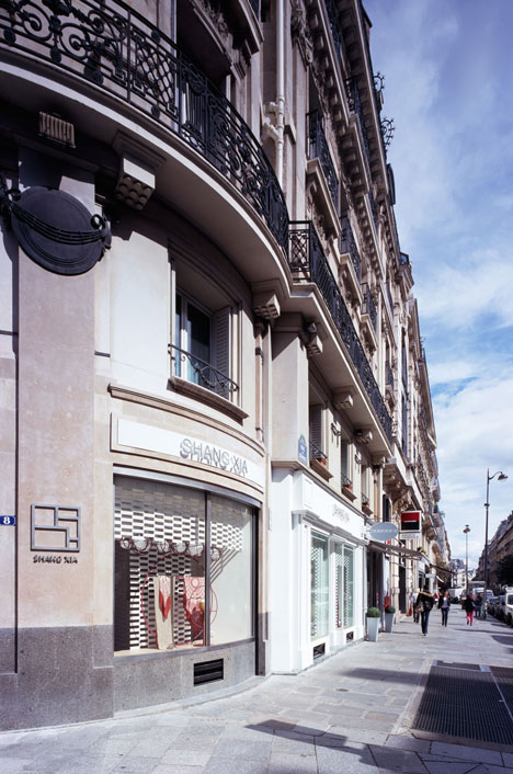 Shang Xia store in Paris by Kengo Kuma and Associates