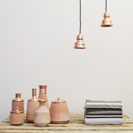 Tunisia Made lighting and vessels by Hend Krichen