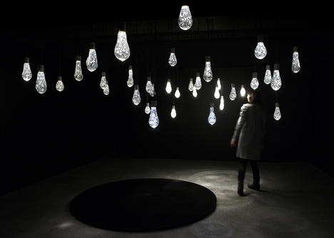 Bubbly beads of light hover at Torafu Architects' Tokyo installation