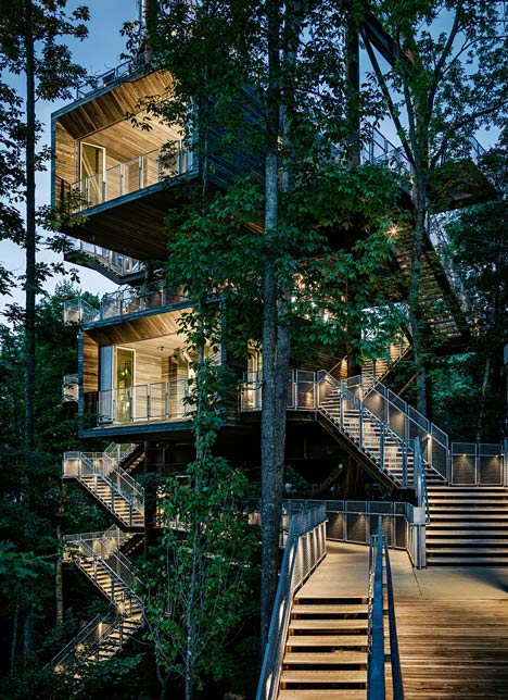 West Virginia treehouse by Mithun