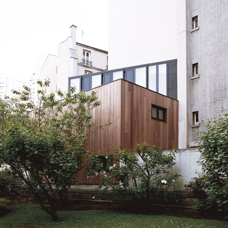 Wooden House in Paris by Noel Dominguez