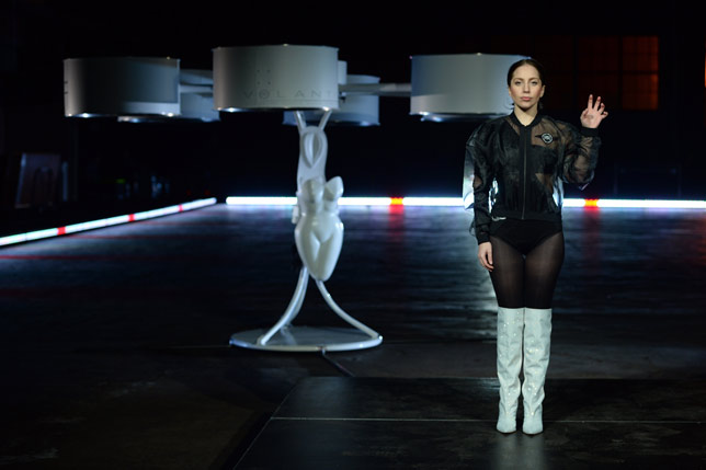 Studio XO and Lady Gaga, Volantis, world's first flying dress