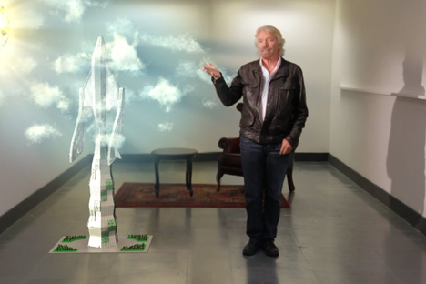 Richard Branson launches plane-shaped skyscraper and moon hotel