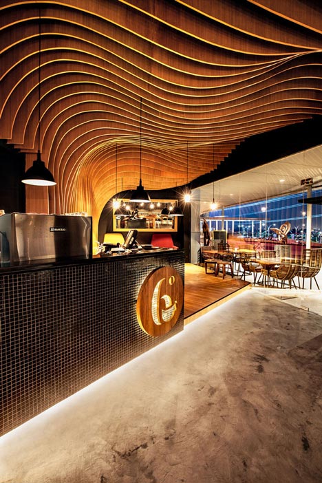 6 Degrees Cafe in Indonesia by OOZN Design