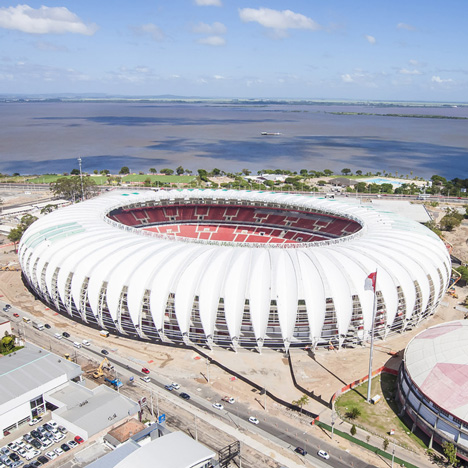 Hype Studio and Santini & Rocha Arquitetos modernise stadium ahead of Brazil World Cup
