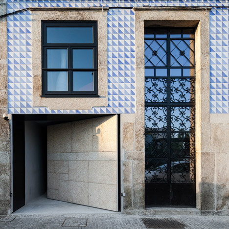 OODA completes modern apartment renovation behind tiled facade in Porto