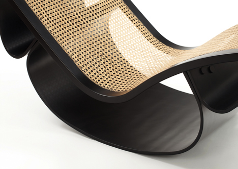 Espasso collection Rio rocking chaise by Oscar Niemeyer