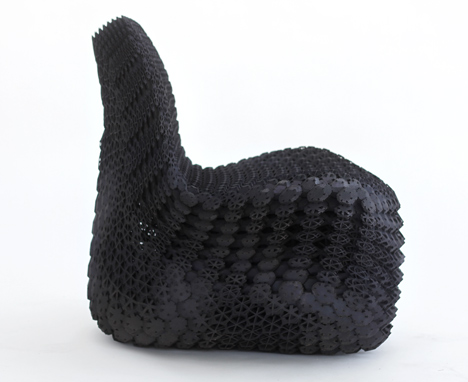 Joris Laarman Lab 3D printed gradient chair