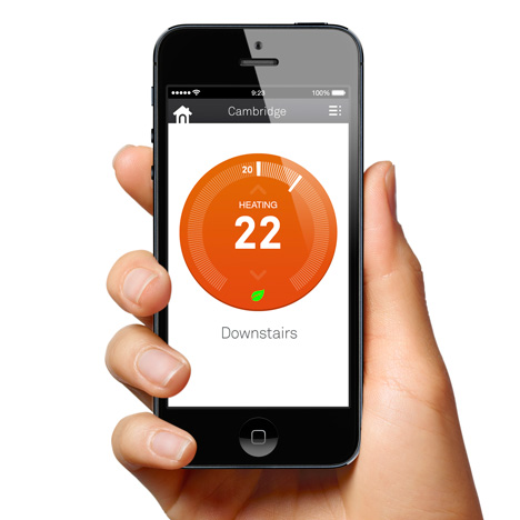 Nest thermostat smartphone app