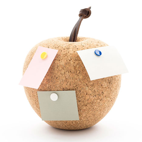 Discipline's 2014 collection includes an apple-shaped desk tidy