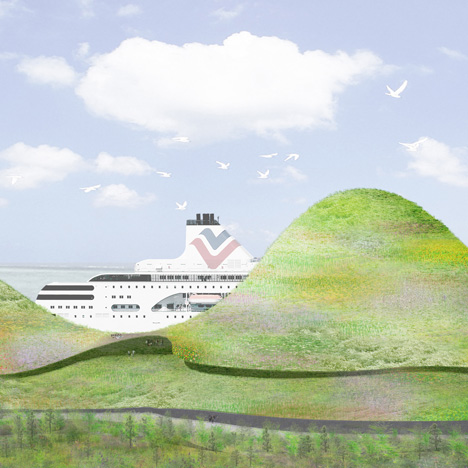 Junya Ishigami envisions "beautiful mountain range" for Kinmen ferry terminal