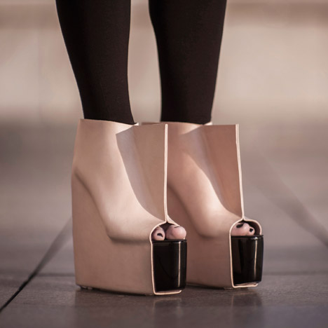 Rectangle shoes by Maria Nina Vaclavek