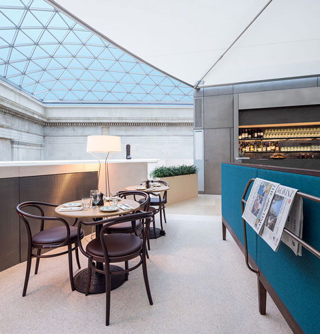 Softroom designs a restaurant for the British Museum's Great Court
