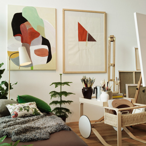 Studioilse designs home for fictitious couple using Vitra and Artek furniture