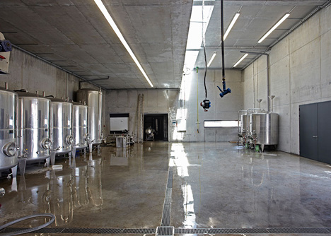 Wine Press Hall by Burkhard Architekten