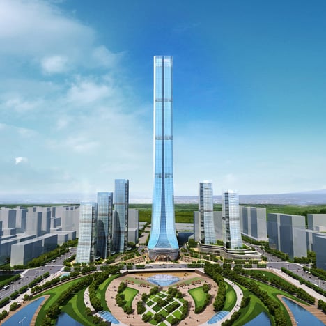 Terry Farrell designs Evergrande skyscraper for Jinan, China
