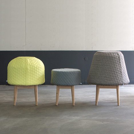 Bounce stools by Veronique Baer
