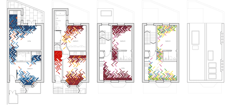 Floor plans of Boutique apartments in London by Alma-nac