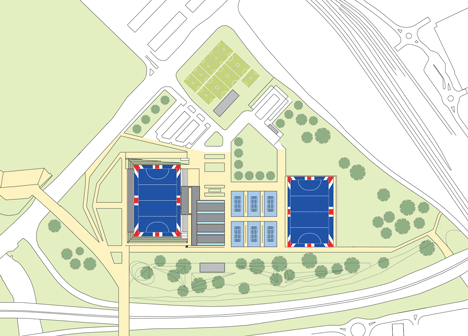 Lee Valley Hockey and Tennis Centre by Stanton Williams