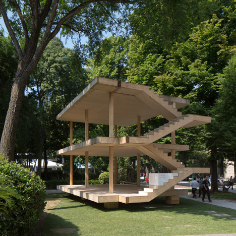 Le Corbusier's Maison Dom-ino realised at Venice Architecture Biennale by the Architectural Association