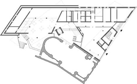 Ground floor plan of PFP-Planungs-GmbH-Hamburg-Germany-School-in-Genoa