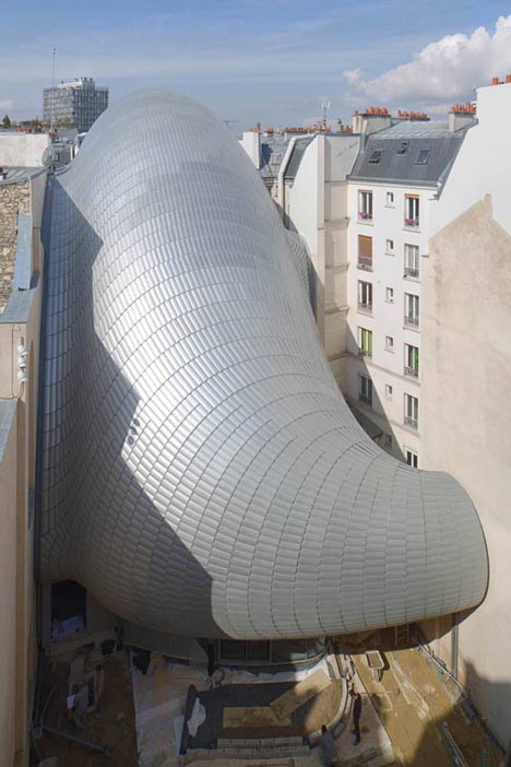 Pathe Foundation installation in Paris by Renzo Piano