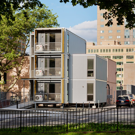 Modular New York homes by Garrison Architects to "create a blueprint for post-disaster housing"