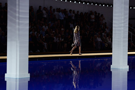 Rem Koolhaas' Prada SS15 catwalk