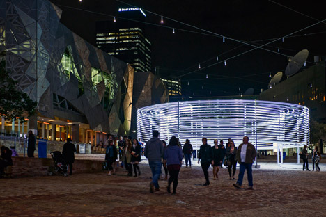 Radiant Lines Federation Square project by Asif Khan
