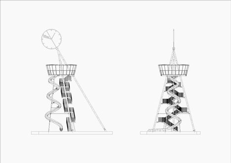 Vitra Slide Tower by Carsten Holler
