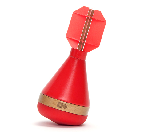 Weather buoy in red