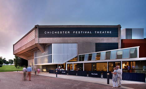 Haworth Tompkins overhauls Powell & Moya's brutalist Chichester theatre