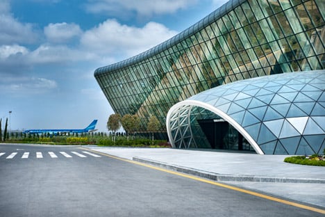 Heydar Aliyev Airport terminal by Autoban