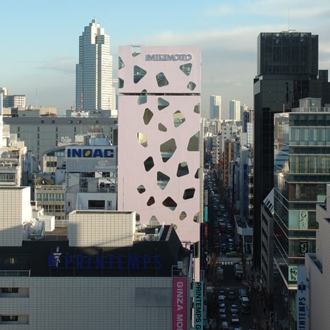 Mikimoto Ginza building by Toyo Ito