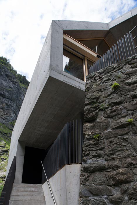 New Visitors Center in the Viamala Gorge by Iseppi-Kurath