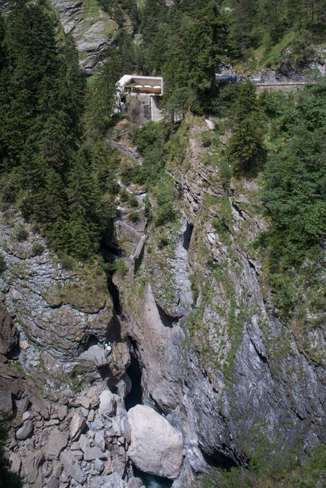 New Visitors Center in the Viamala Gorge by Iseppi-Kurath