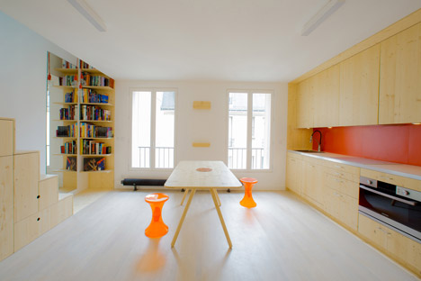 Schema apartment in Paris