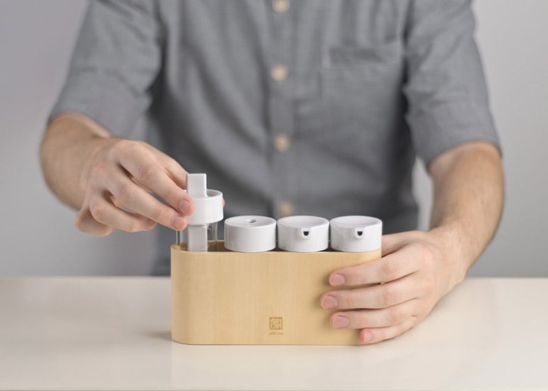 Taste Condiment Set creates visual consistency on the dining table