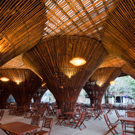 Kontum Indochine Cafe by Vo Trong Nghia Architects