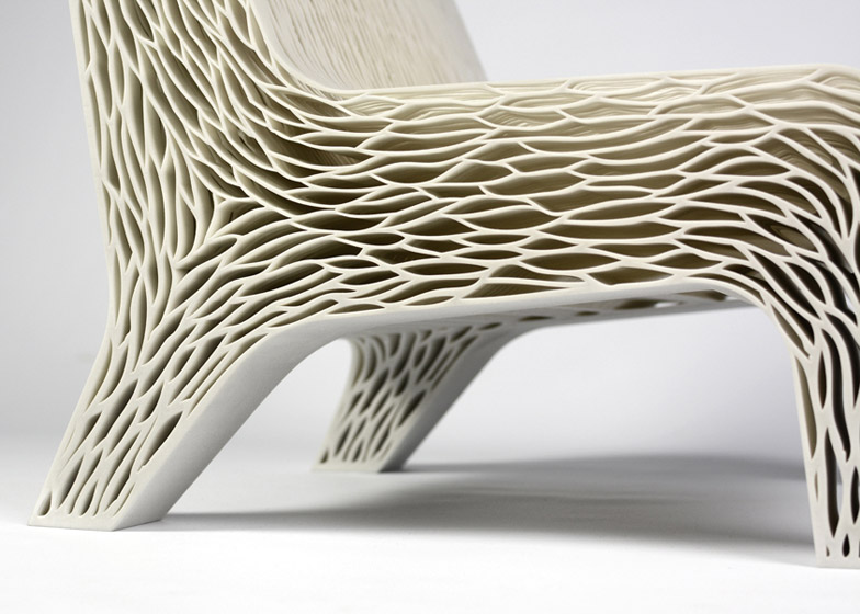 Chair By Lilian Van Daal Replaces Upholstery With 3d Printed