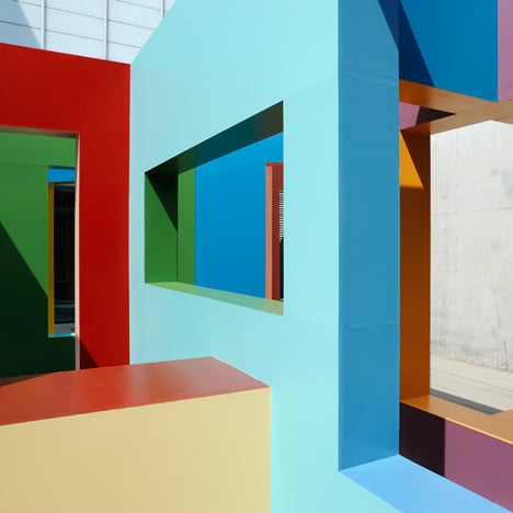 Krijn de Koning builds colourful architectural structures at Turner Contemporary
