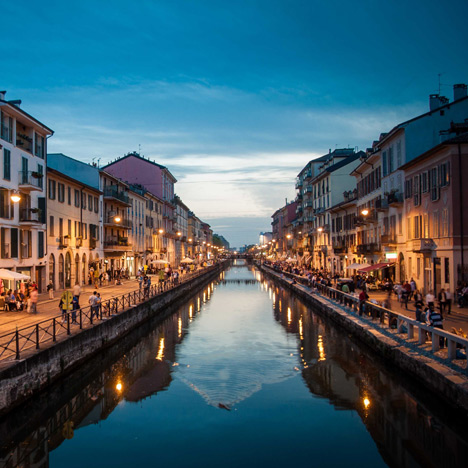 Naviglio Grande canal, Milan