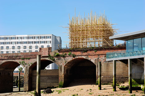 The Electrified Line by Gabriel Lester for the 2014 Folkestone Triennial